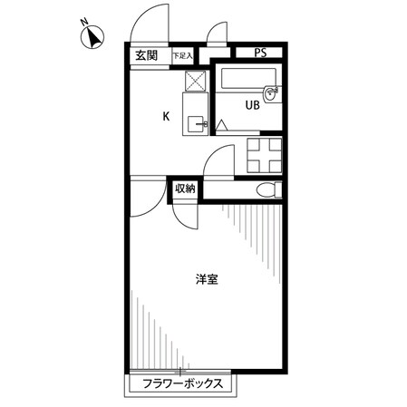 アムール鶴川の物件間取画像